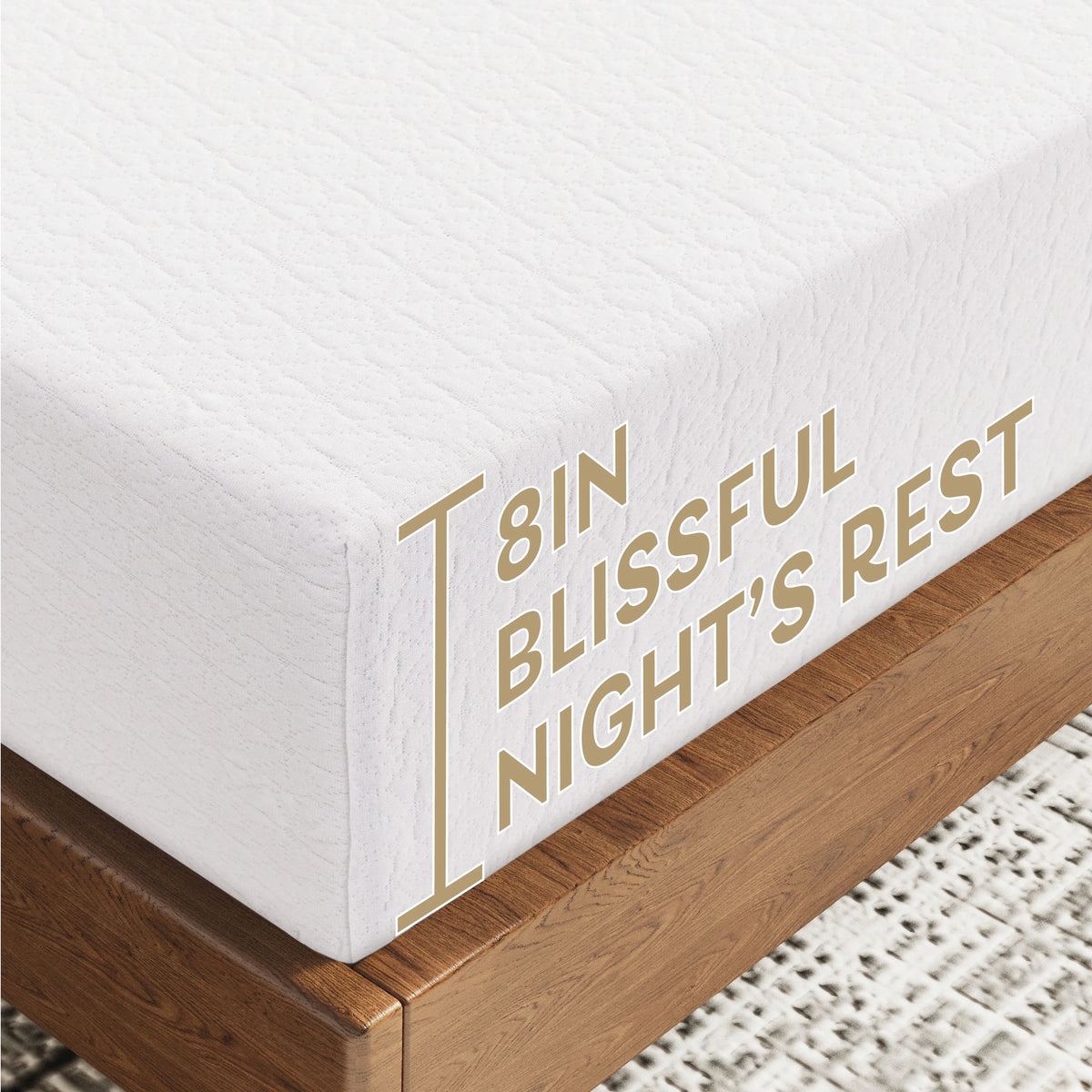 8 Tight Top Gel Memory Foam Twin Mattress A889544
