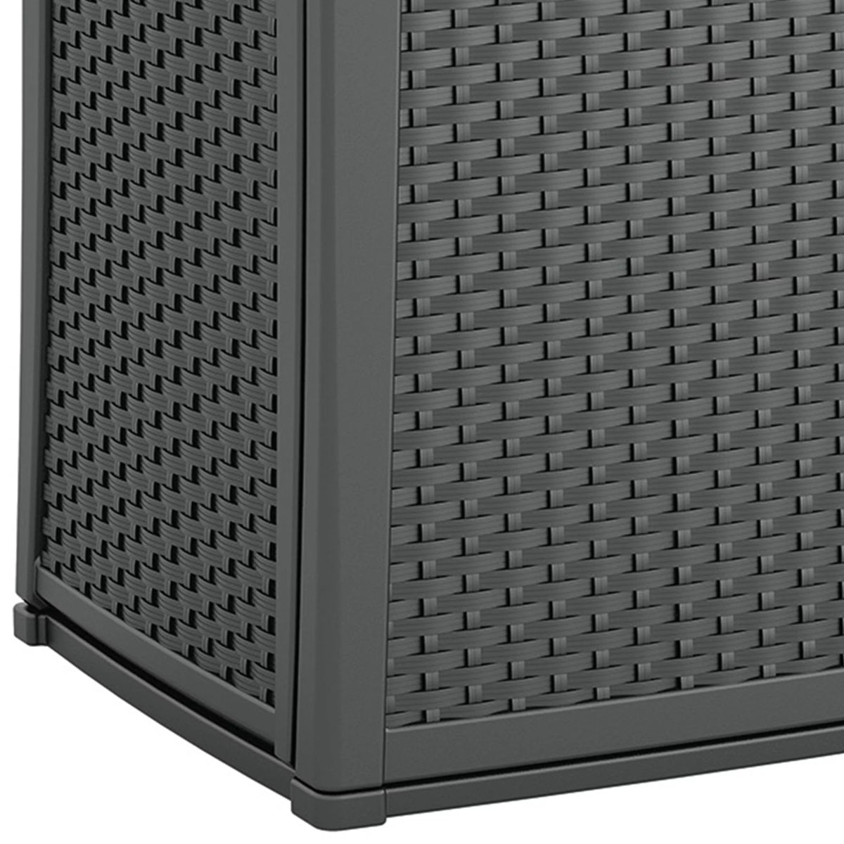 Outdoor Cabinet Deck Storage Box with Adjustable Shelf, 2 Pack D16394