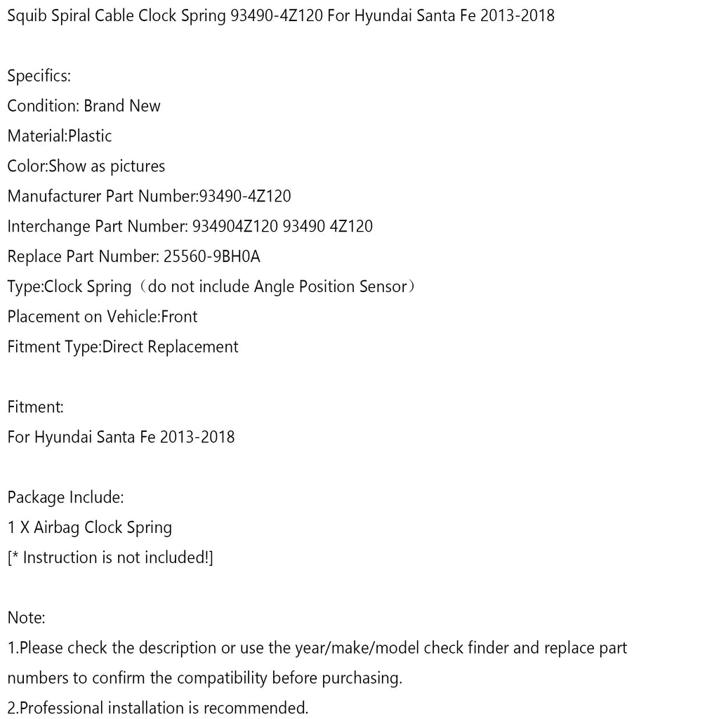 Spiral Cable Clock Spring I76607