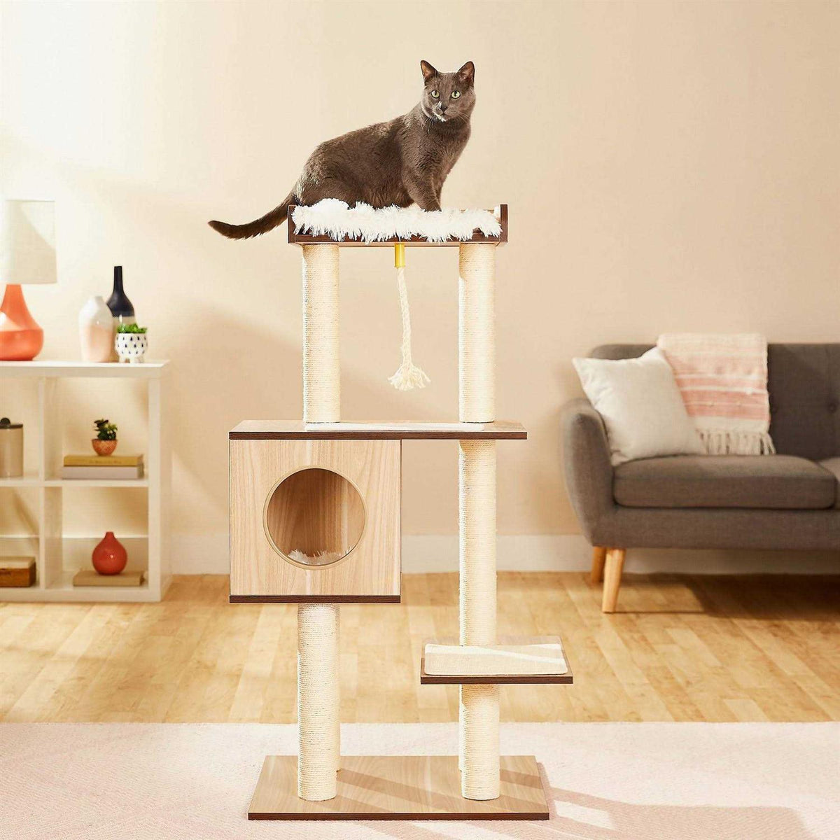 Modern Cat Tree Condo W342